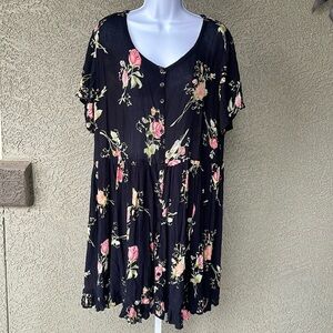 No.048🖤 Vintage Her Style Floral Summer Dress 🌸